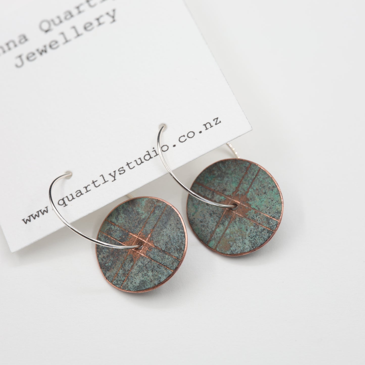 Natural Patina Design-Hoops