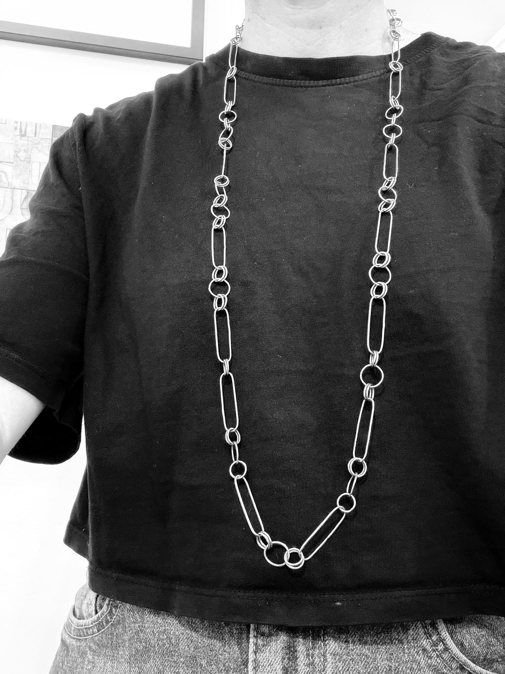 Copper Wire Chain - Long