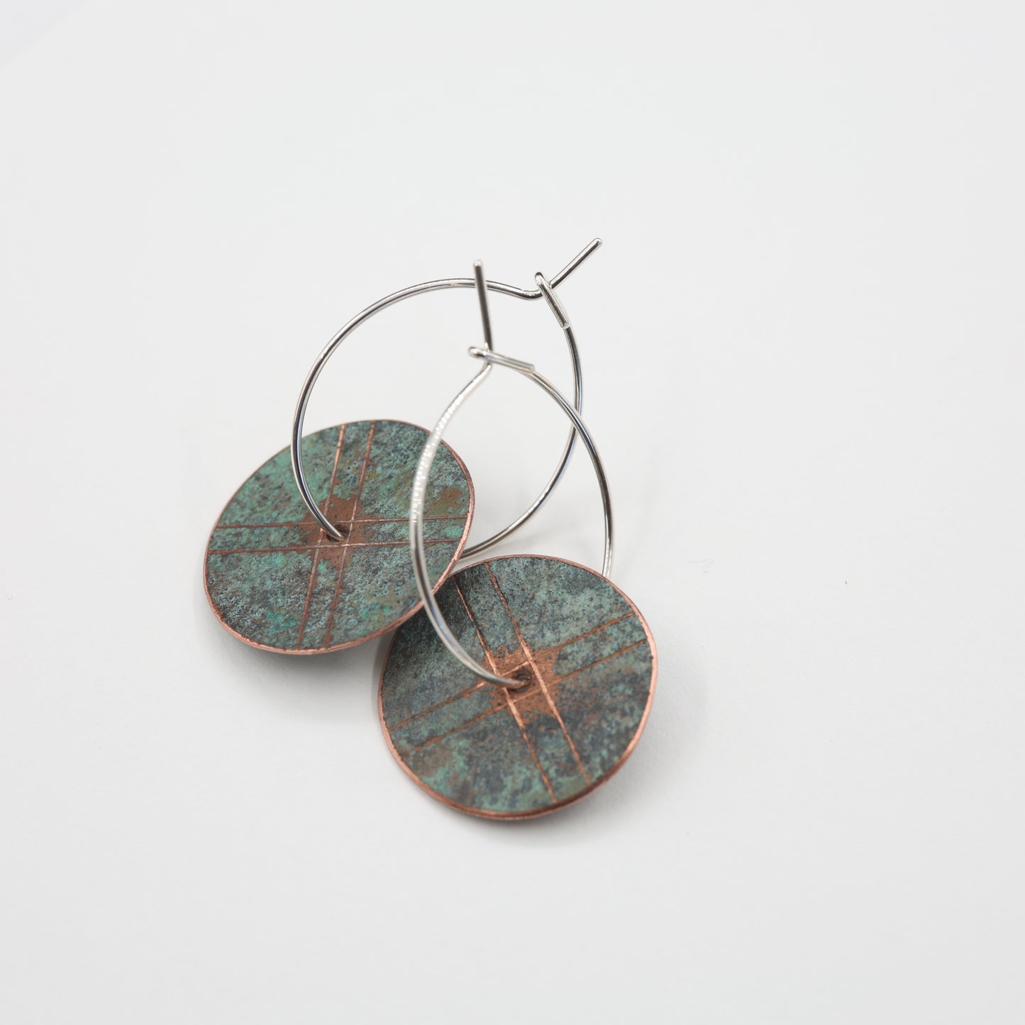 Natural Patina Design-Hoops