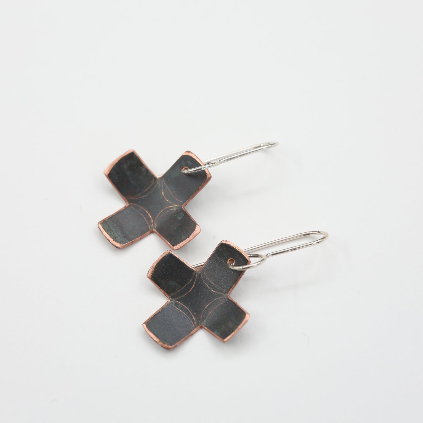 Natural Patina Design-Cross Etched Line 2