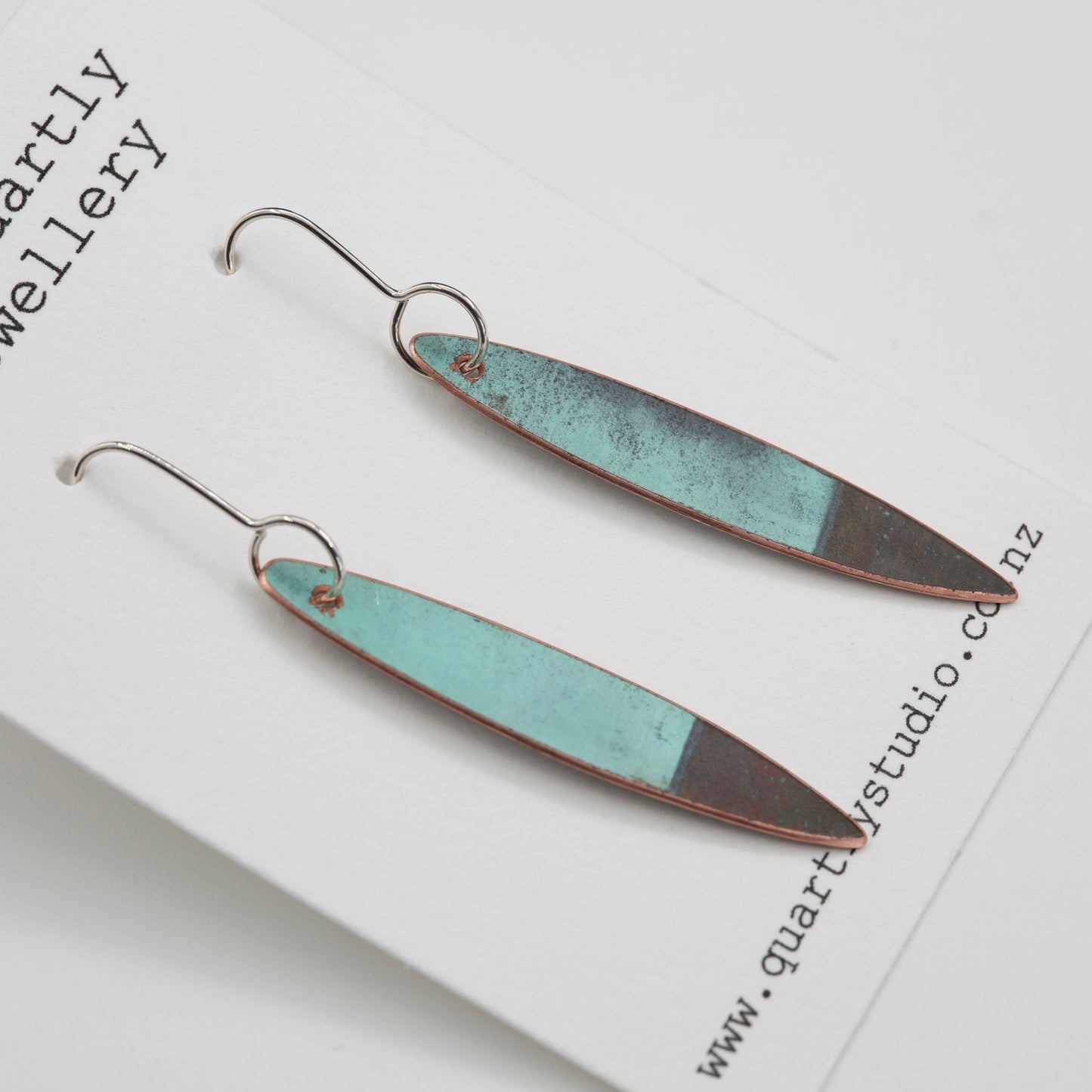 Natural Patina Design-Narrow Leaf Blue