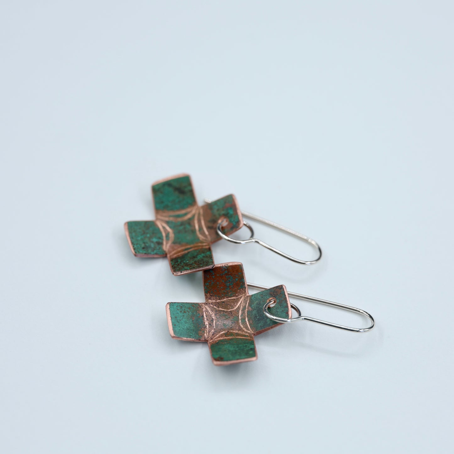 Natural Patina Design-Cross Etched Line 2