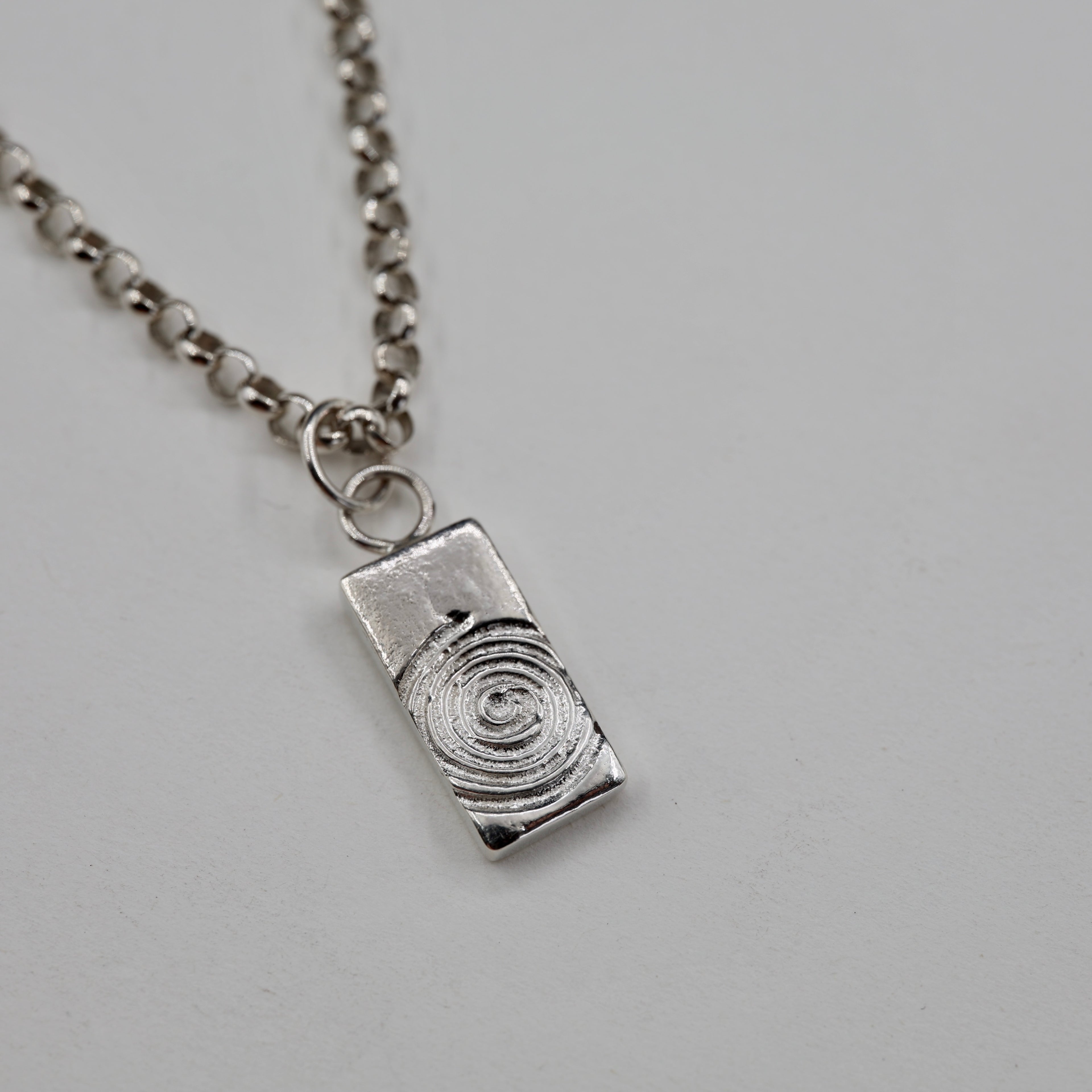 Silver Swirl Necklace