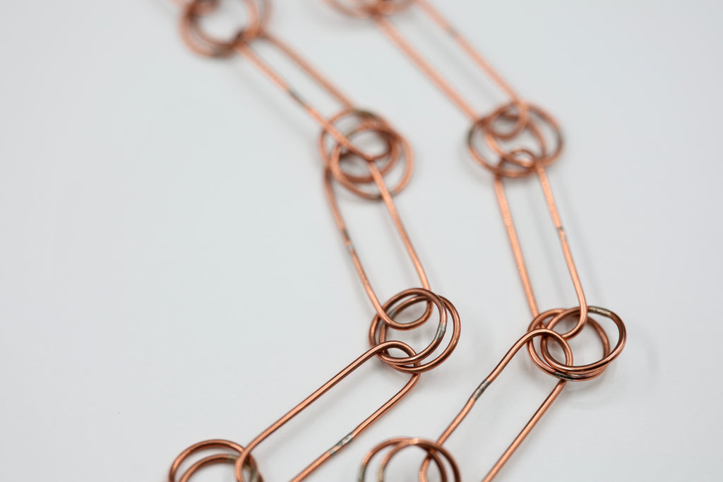 Copper Wire Chain - Long 2