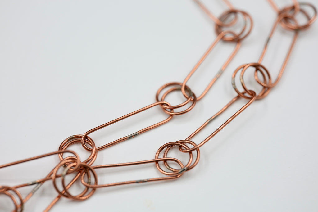 Copper Wire Chain - Long 2
