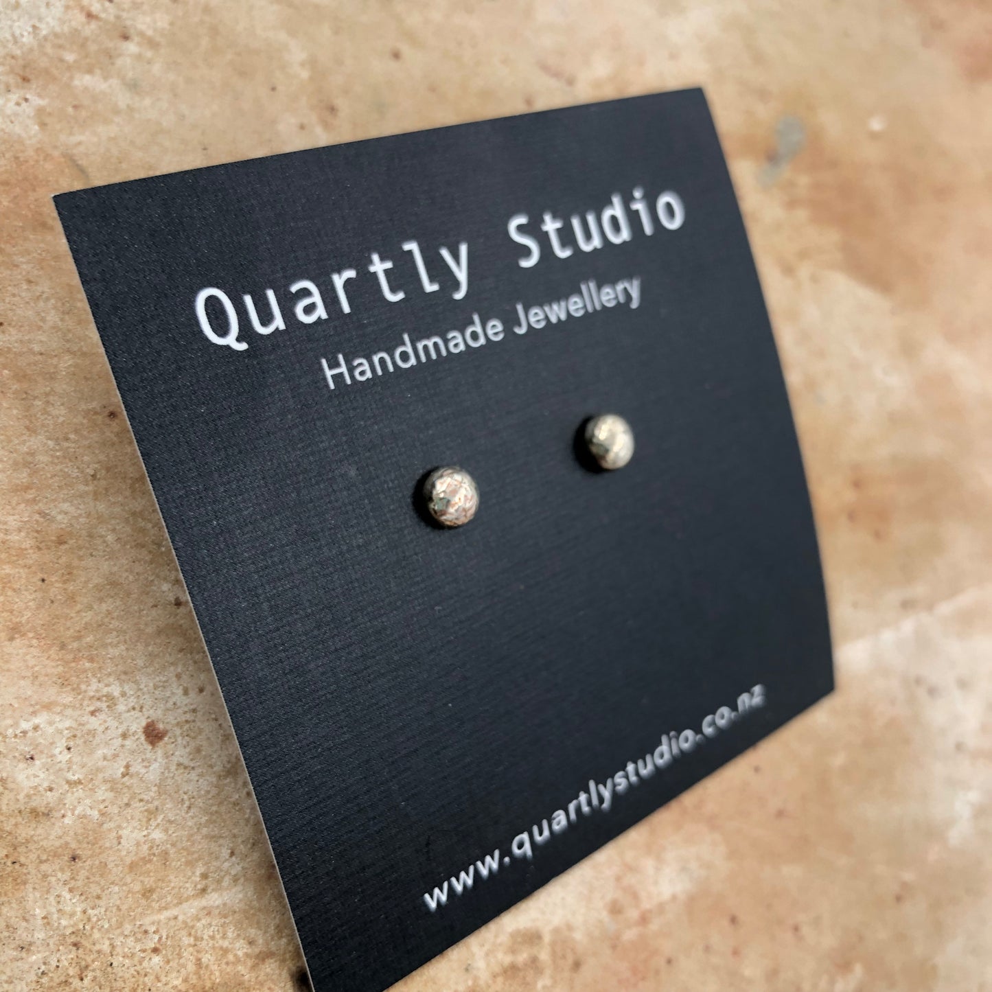 Silver Ball Stud Earrings