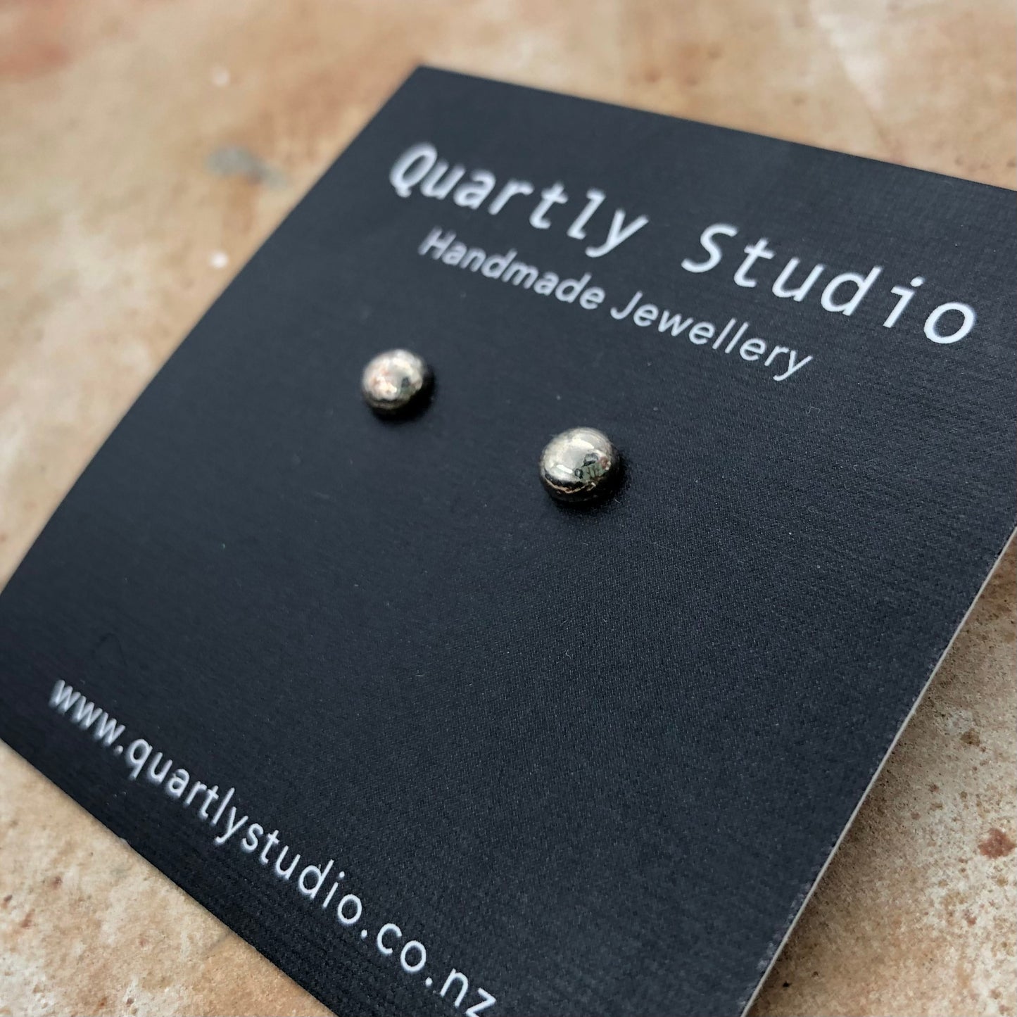 Silver Ball Stud Earrings