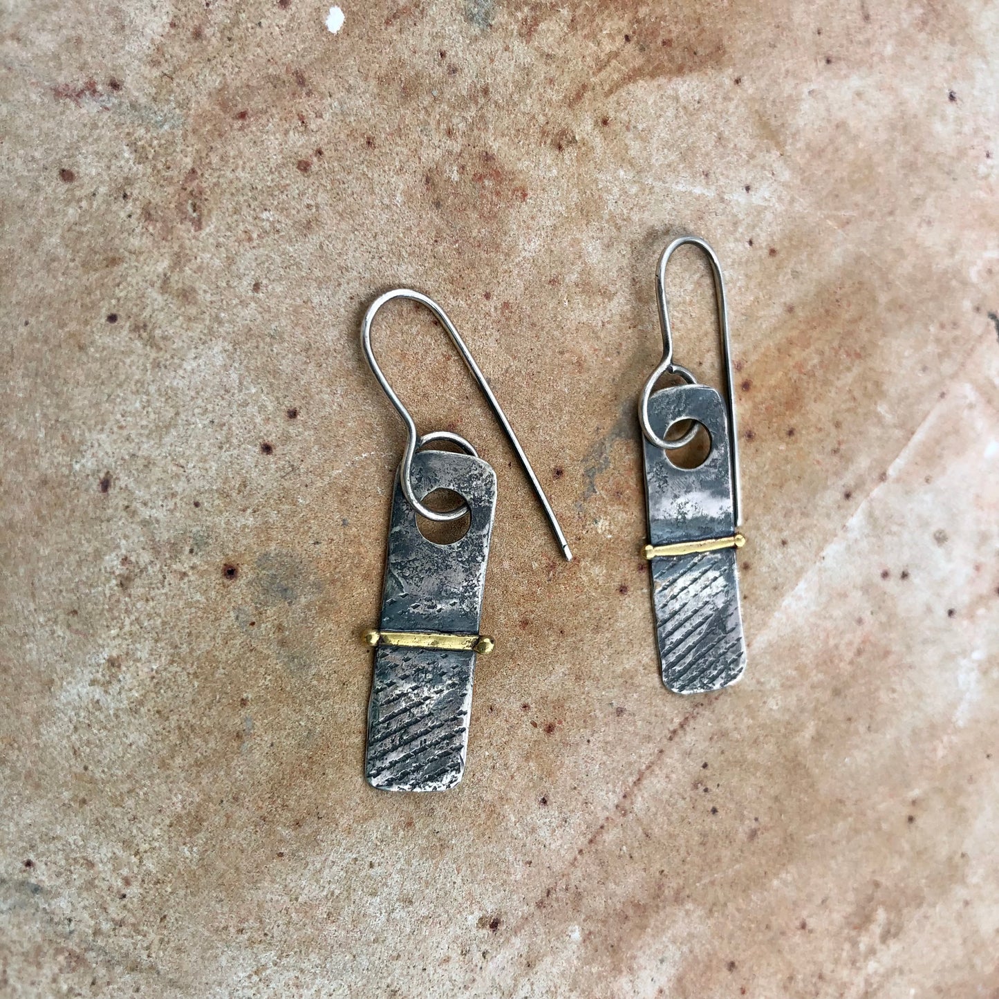 Contemporary Single Hole Earrings