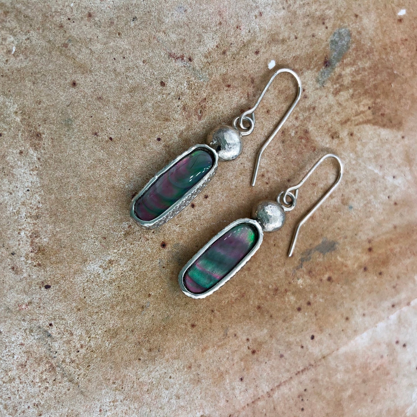 Mother of Pearl in Vintage Sterling Silver