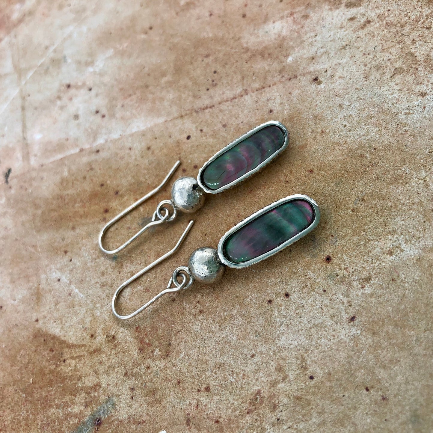 Mother of Pearl in Vintage Sterling Silver