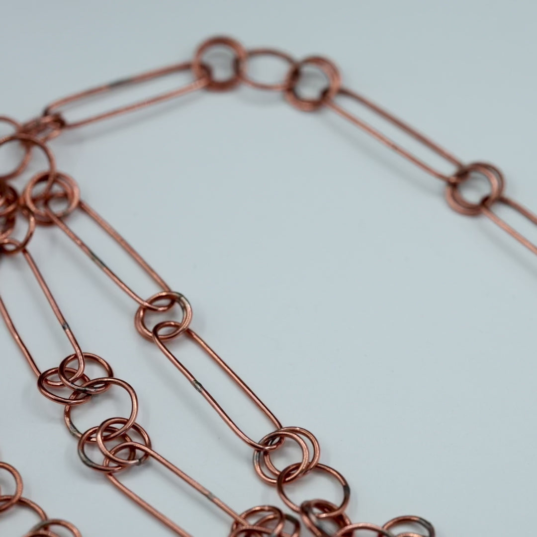 Copper Wire Chain - Long